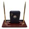 Dacasso Rosewood & Leather Cell Phone Holder Pen Stand AG-8012 - alternate 2
